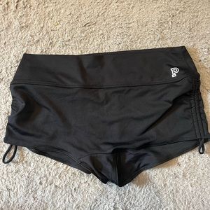 Medium pink black gym to swim shorts